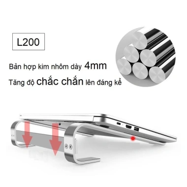 DIGIMIX Giá Đỡ Laptop Macbook Kiêm Kê Tản Nhiệt Nhôm L200/L210 - Giá 220.000đ 3