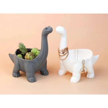 Dinosaur Ring Holder Mini Planter - chậu cây nhỏ đựng nhẫn bàn làm việc 27.5k