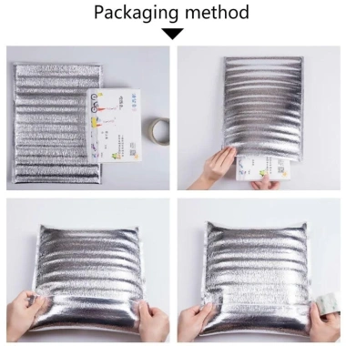 Ditipoo 50 Túi Giấy Nhôm Cách Nhiệt - Đựng Ấm Lạnh, Bảo Quản, Giao Thực Phẩm