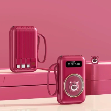 DNISHI sạc dự phòng 20.000mAh chính hãng kèm 4 dây sạc 4 màu giá 159.000 VND 10