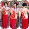 Đồ bộ lam lụa đi chùa, đi lễ sang trọng – size 5