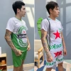 Đồ bộ nam nữ in Tiger Huda Larue - Sài Gòn - Bộ chúc Tết Đỏ size K1 chỉ 69.000₫ 2