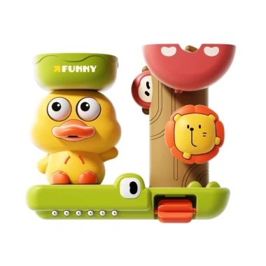 Đồ chơi 3in1 Thác Nước Vịt Sư Tử - Nhà tắm Vịt Vàng, Bánh Xe Nước Xoay, 45.000đ