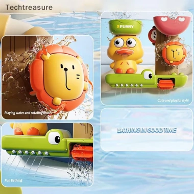 Đồ chơi 3in1 Thác Nước Vịt Sư Tử - Nhà tắm Vịt Vàng, Bánh Xe Nước Xoay, 45.000đ 9 Đồ chơi 3in1 Thác Nước Vịt Sư Tử - Nhà tắm Vịt Vàng, Bánh Xe Nước Xoay, 45.000đ 9