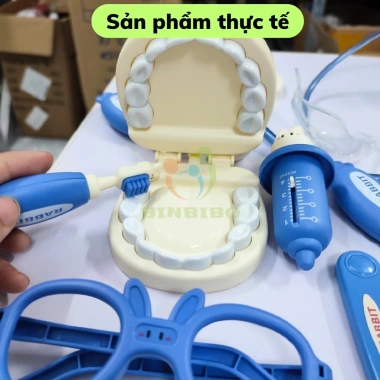 Đồ chơi bác sĩ bé trai gái - mô phỏng thiết bị y tế thật, nhập vai Binbibo