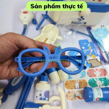 Đồ chơi bác sĩ bé trai gái - mô phỏng thiết bị y tế thật, nhập vai Binbibo