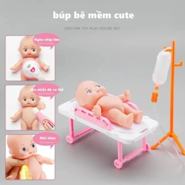 Đồ chơi bác sĩ Bố Khủng Long xe cứu thương – Đèn nhạc, 30 chi tiết, cho bé 2‑6 tuổi, giá 215k 4 Đồ chơi bác sĩ Bố Khủng Long xe cứu thương – Đèn nhạc, 30 chi tiết, cho bé 2‑6 tuổi, giá 215k 4