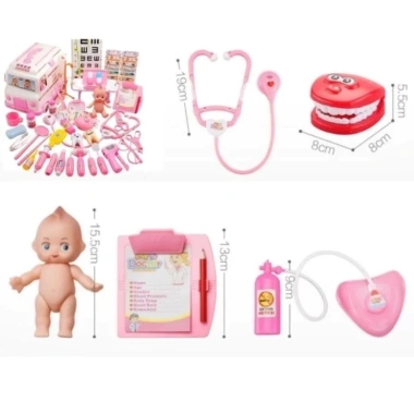 Đồ chơi bác sĩ Bố Khủng Long xe cứu thương – Đèn nhạc, 30 chi tiết, cho bé 2‑6 tuổi, giá 215k