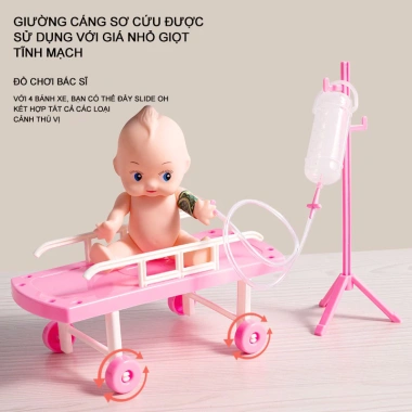 Đồ Chơi Bác Sĩ Trẻ Em 2-6 Tuổi - Hộp Y Tế, Tiêm Ống, Nhà Trò Chơi, Giá 50.960₫