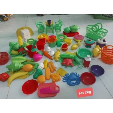 Đồ chơi cân ký nấu ăn nhà bếp 2kg - Set đa dạng, giáo dục sáng tạo, giá chỉ 55.000₫ (giảm từ 69.850₫)