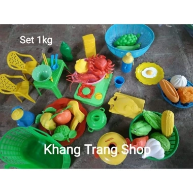 Đồ chơi cân ký nấu ăn nhà bếp 2kg - Set đa dạng, giáo dục sáng tạo, giá chỉ 55.000₫ (giảm từ 69.850₫)