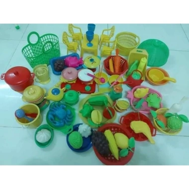 Đồ chơi cân ký nấu ăn nhà bếp 2kg - Set đa dạng, giáo dục sáng tạo, giá chỉ 55.000₫ (giảm từ 69.850₫)