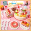 Đồ chơi cắt bánh sinh nhật ANBEBE 85 chi tiết kèm nhạc, đèn - Giá ưu đãi 139.900₫