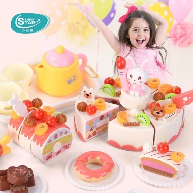 Đồ chơi cắt bánh sinh nhật lớn 85 chi tiết, nhạc, đèn - Giá ưu đãi 119.000₫ 4