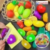 Đồ chơi cắt củ quả nhựa 43 chi tiết siêu hay - Bộ bếp nấu ăn cho bé, chỉ 187.000₫