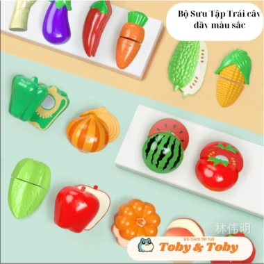 Đồ chơi cắt hoa quả, rau quả cho bé – An toàn, sáng tạo, chỉ 35.000đ từ TobyToys 3