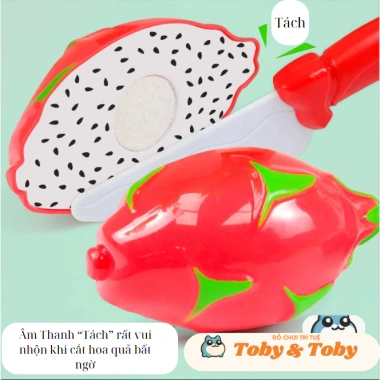 Đồ chơi cắt hoa quả, rau quả cho bé – An toàn, sáng tạo, chỉ 35.000đ từ TobyToys 4