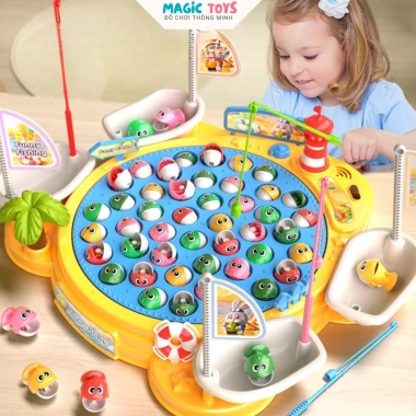 Đồ chơi câu cá điện trẻ em có nhạc kèm khay đựng cá – Giải trí, rèn luyện trí thông minh, giá ưu đãi 161.699 VND