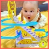 Đồ chơi cầu trượt Vịt vàng leo cầu thang, âm thanh vui nhộn, đèn nháy, 18.200₫