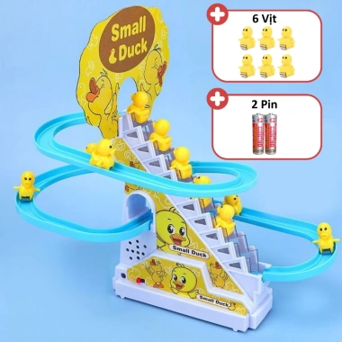 Đồ chơi cầu trượt Vịt vàng leo cầu thang, âm thanh vui nhộn, đèn nháy, 18.200₫ 5