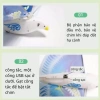 Đồ chơi chim máy bay vỗ cánh từ xa - Pin sạc, đèn LED, thông minh 2.026, giá 131k 2
