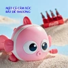 Đồ chơi chú cá hề chạy cót nhựa ABS an toàn quẫy đuôi vui nhộn giá 29.000 VND 3