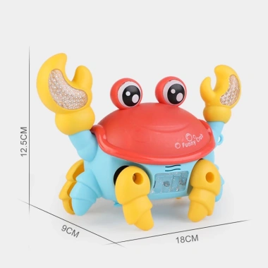 Đồ chơi con cua chạy pin phát nhạc, đèn sáng, giải trí cho bé - Giá 45.900₫ 3