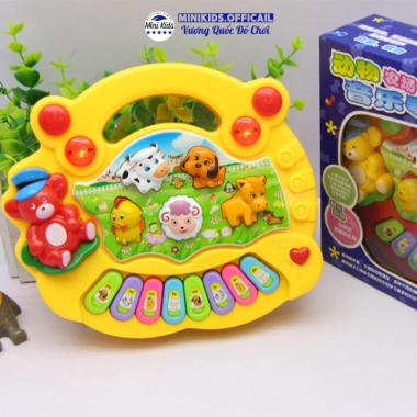 Đồ chơi Đàn Piano nông trại tiếng Anh có pin, phát nhạc và đèn sáng cho bé - MiniKids 85.000 VND 2
