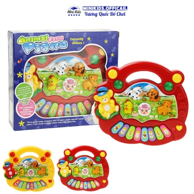 Đồ chơi Đàn Piano nông trại tiếng Anh có pin, phát nhạc và đèn sáng cho bé - MiniKids 85.000 VND 9