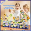 Đồ chơi giáo dục Mông Cổ bánh răng điện lắp ráp – Khối xây dựng phát triển kỹ năng cho bé