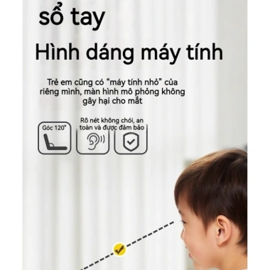 Đồ chơi giáo dục sớm Trẻ em mô phỏng máy tính xách tay Nam Nữ – Phát triển tư duy, quà sinh nhật, 136.000₫