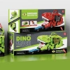 Đồ chơi khủng long nuốt ô tô, kèm 6 xe nhựa ABS an toàn cho bé mọi lứa tuổi 7