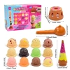 Đồ chơi làm kem cho bé trai và bé gái, bếp ăn giả lập, rèn trí, 90.000₫ 6