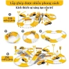 Đồ chơi lắp ghép đường ray xe ô tô và tàu hỏa, chạy trên ray - Giá chỉ 37.000₫ 2