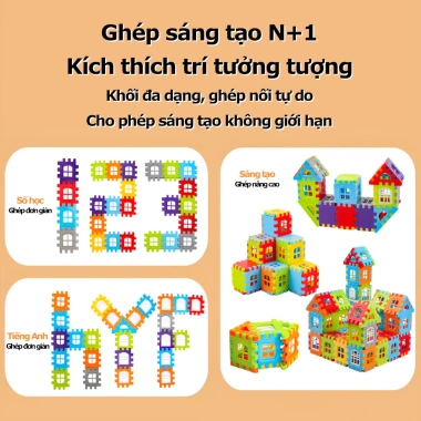 Đồ Chơi Lắp Ghép Khối Xây Dựng – Xếp Hình DIY Giáo Dục, Sáng Tạo, Giá 33.000₫ (Giảm từ 39.930₫) 9 Đồ Chơi Lắp Ghép Khối Xây Dựng – Xếp Hình DIY Giáo Dục, Sáng Tạo, Giá 33.000₫ (Giảm từ 39.930₫) 9
