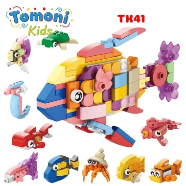 Đồ Chơi Lắp Ráp Mini 10 Hộp - Xếp Hình Khủng Long Cho Bé Trai | Tomoni Kids Giảm Giá 95.000 VND