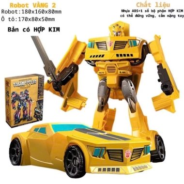 Đồ chơi lắp ráp ô tô robot biến hình JUMICO RB2 cho bé trai - Giá chỉ 120.000đ
