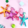 Đồ chơi lò xo hươu cao cổ kéo dài có đèn LED, vui chơi sáng tạo cho bé, giá 19.000₫ 5