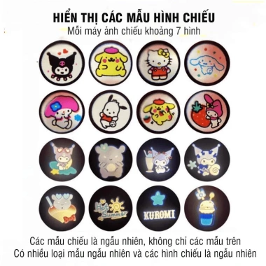 Đồ chơi máy ảnh Kuromi Hello Kitty có đèn chiếu, dây ngọc cho bé trai - 25.000đ 4