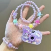 Đồ chơi máy ảnh Kuromi Hello Kitty có đèn chiếu, dây ngọc cho bé trai - 25.000đ 9