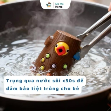 Đồ chơi Montessori chim gõ kiến 1 tuổi - Bắt sâu, phát triển trí thông minh, chỉ 57.000đ - Mô Mô Home 8 Đồ chơi Montessori chim gõ kiến 1 tuổi - Bắt sâu, phát triển trí thông minh, chỉ 57.000đ - Mô Mô Home 8