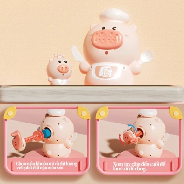 Đồ chơi nặn đất sét BabyJoy 31/38pcs Bộ làm mì, nấu ăn cho bé, dụng cụ khuôn