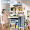 Đồ chơi nấu ăn 90cm cho bé - Nhà bếp khói, nước chảy, âm thanh, giá ưu đãi