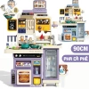 Đồ chơi nấu ăn 90cm cho bé - Nhà bếp khói, nước chảy, âm thanh, giá ưu đãi 9