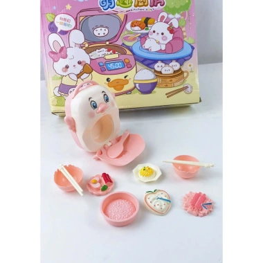 Đồ chơi nấu ăn bé gái – Bộ nhà bếp mini hình nồi cơm điện, dễ thương, mới 2.025, giá 107.777₫ 3