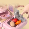 Đồ chơi nấu ăn bếp mini 36cm có đèn, khói, nước - Siêu chân thực cho bé sáng tạo 3
