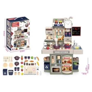 Đồ chơi nấu ăn bếp mini 36cm có đèn, khói, nước - Siêu chân thực cho bé sáng tạo 9