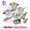 Đồ chơi nấu ăn cho bé nhôm không rỉ bộ lớn 28-30-37-41-48 món an toàn 79.000₫ 2