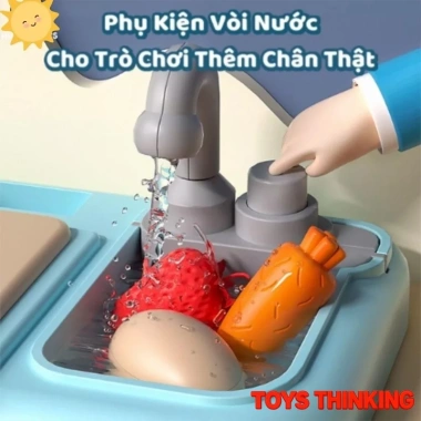 Đồ chơi nấu ăn Kitchen Home 36 món kèm bếp mini cao cấp, an toàn cho bé 5 Đồ chơi nấu ăn Kitchen Home 36 món kèm bếp mini cao cấp, an toàn cho bé 5