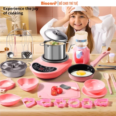 Đồ chơi nấu ăn mini cho bé: Bếp điện thật như đầu bếp, giảm giá chỉ 229.000₫